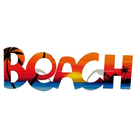 Beach Yazılı Parti Gözlüğü Yaza Merhaba Hawaii Show Gözlüğü 19x6 Cm Bx40