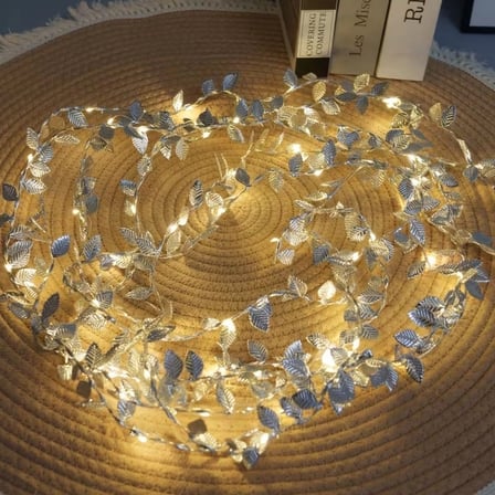 3 Metre Yaldızlı Gümüş Led Işık – Dekoratif Ortam Ve Yılbaşı Aydınlatması Bx40