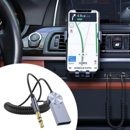 Araba İçin Bluetooth Aux Alıcısı Wireless Araç Kiti Bx40