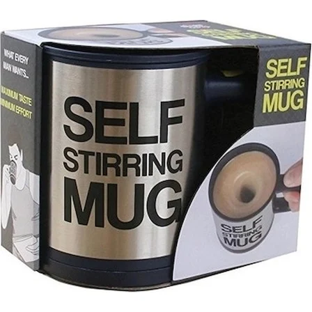 Karıştırıcı Özellikli Mikser Kupa Bardak Self Stirring Mug Bx40