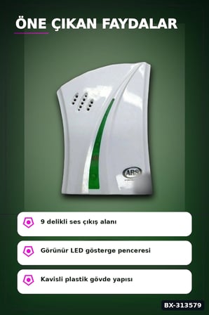 12 Volt Buzzer Sesli Kapı Zili Bx40 Tekli Paket - Düşük Voltajlı Kapı Zili BX-313579