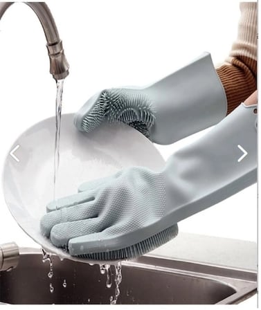 Silikon Bulaşık Yıkama Eldiveni Sihirli Eldiven Bx40
