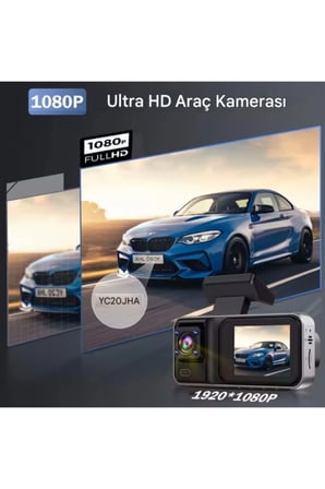A98 Full Hd 3 Kameralı Araç Içi Güvenlik Kamerası 64gb Uyumlu Ir Gece Görüşü, Ön-arka-iç Kayıt