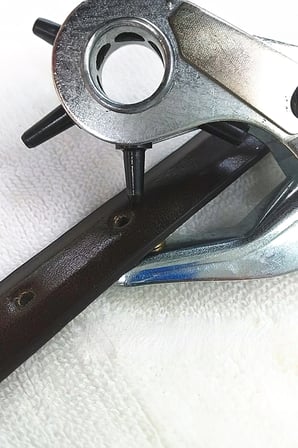 6 Başlıklı Döner Kemer Delme Aleti Metal Delik Açıcı Pense, Deri Kanvas Kemer Delme Makinesi