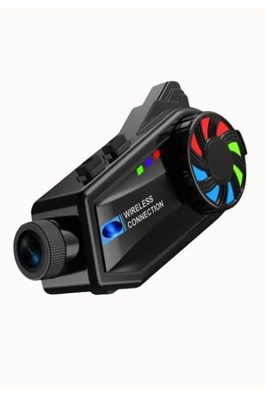 WiFi ve 1080P Kameralı Su Geçirmez Motosiklet Kaskı İçin Bluetooth İntercom Kulaklığı