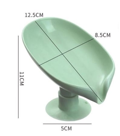 Vantuzlu Sabunluk Su Giderli 13x9.9x8.6 cm Banyo ve Mutfak Lavabo Düzenleyici BX-316951