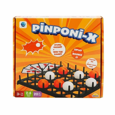 Sekmece 28 cm Pinponi-X Kutu Oyunu - 18 Toplu Kartlı Masa Oyunu, Çocuk Gelişimi BX-313302