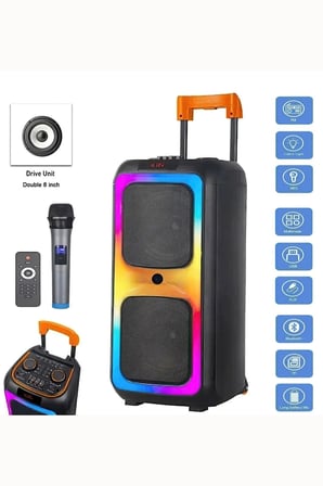 Bluetooth Hoparlör - Renk: Siyah, Özellik: Kablosuz, Dinleme Süresi: 5-10 Saat, Çoklu Bağlantı