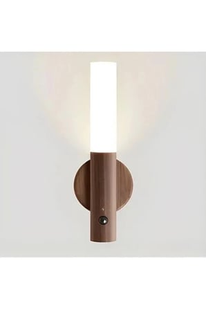 1W Magnetli Sensörlü LED Aplik HS-5890 Kablosuz Duvar Lambası Gün Işığı