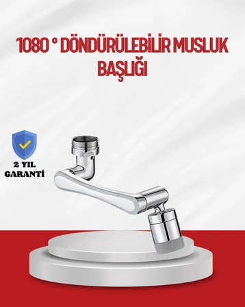 1080° Çok Yönlü Musluk Aparatı Püskürtme ve Köpük Akışlı