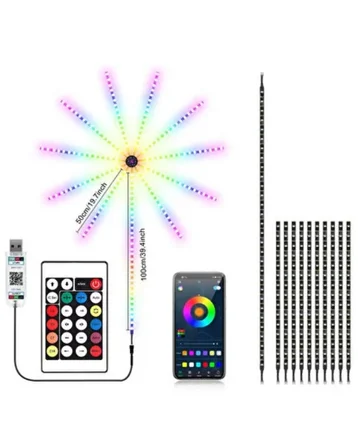 Akıllı RGB LED Duvar Lambası Kumandalı ve Uygulama Kontrollü Yeni Nesil