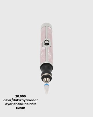 Taşınabilir Elektrikli Tırnak Törpüsü 500 mAh USB Şarjlı Manikür Cihazı