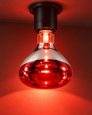 1 Adet YSF 8541 Infrared Isıtıcılı Ampul 250W Kırmızı Işık
