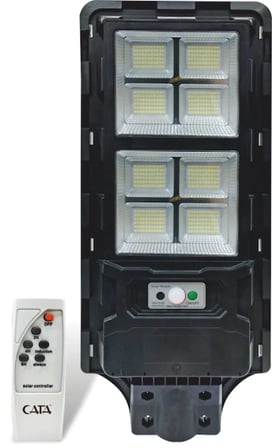 1 Adet Cata Ct 4641 Solar Gunes Enerjili 250W Sensorlu Sokak Armatur 6400K Beyaz İsik