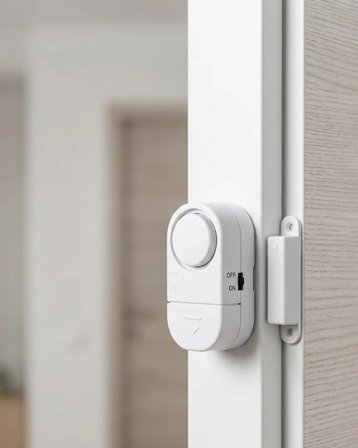 Kapı Pencere Alarmı Manyetik Sensörlü 90 dB Güçlü Sesli Güvenlik Alarm Sistemi