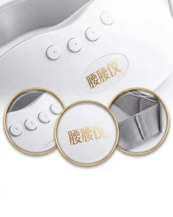 Kızılötesi Isıtmalı Titreşimli Kadın Bel ve Rahim Masaj Kemeri USB Şarjlı