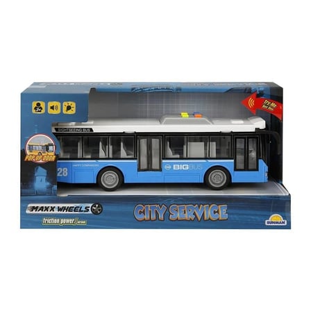 1:16 Eco Lounge Sesli ve Işıklı Şehir Otobüsleri 26 cm