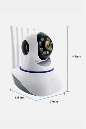 Akıllı Gece Görüşlü Sensörlü Wifi Kamera Telefondan Takip Edilebilir