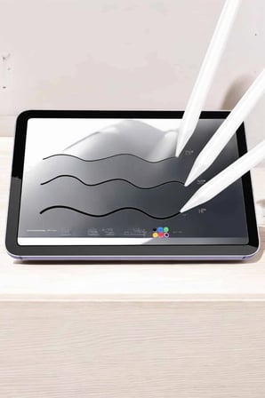 Tablet Kalemi iOS Android Windows Uyumlu Yedek Uçlu Universal Çizim Kalemi