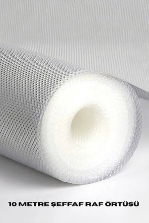 10 Metre Şeffaf Silikonlu Kaymaz Çekmece İçi Düzenleyici
