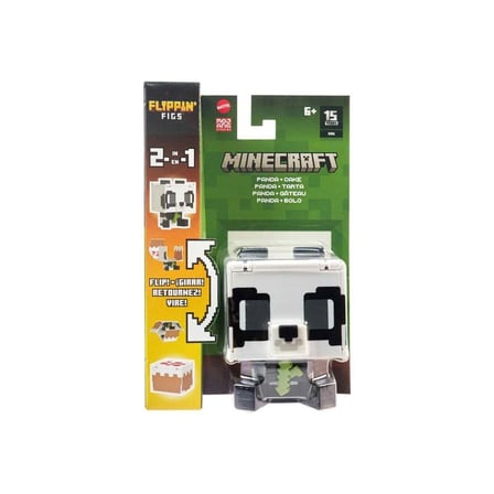 HTL43 Minecraft Flippin' Figs 2si 1 Arada Figürler - 1 Adet Stokta Olan Gönderilir