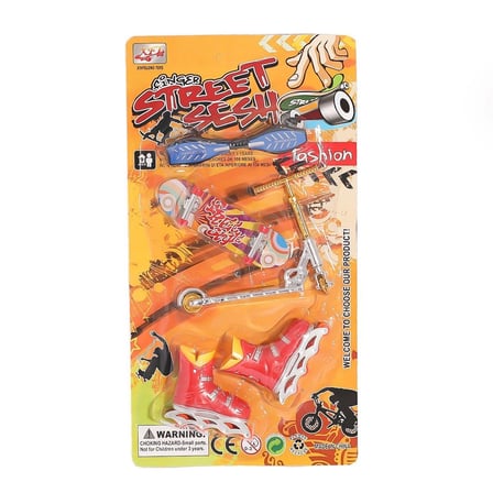 KZL-012-A7 Kartela Kaykay Paten Scooter Oyun Seti - 1 adet stokta olan gönderilir