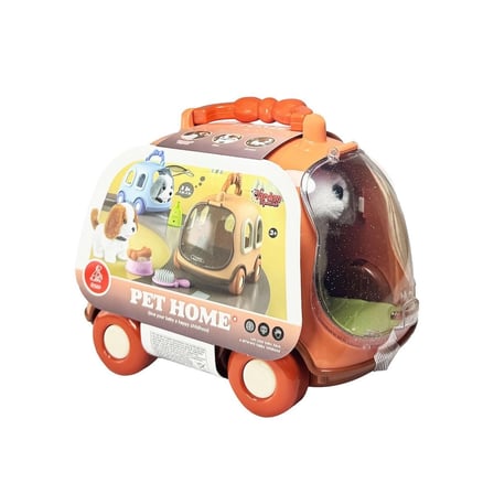 JND-6802 Taşıma Araba Çantalı Hareketli Pilli Köpek Set - Stokta Olan Renk Gönderilir