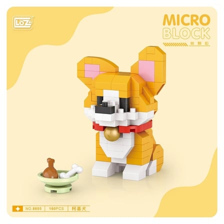 LZ8605 LOZ Köpek Blok Seti Mini Poşet -Vagon life