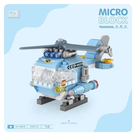 LZ8616 LOZ Helikopter Blok Seti Mini Poşet -Vagon life