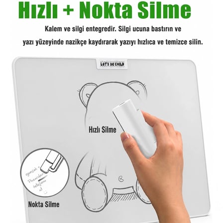 Manyetik Sihirli Yazı Tahtası 15'' - 38 cm
