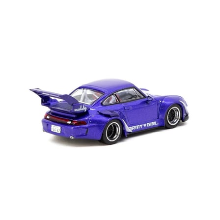 Tarmac Works 1/64 RWB 993 ARMY GIRL Blue