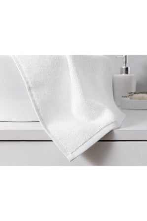 Nevresim Dünyası Otel Tipi 6'lı 50x90 Yüz Havlusu Beyaz