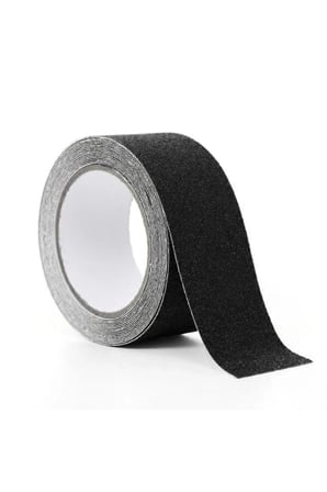 Merdiven Zemin Kaydırmaz Güçlü Bant Yapışkanlı Kaymaz Bant Siyah 25 mm X 5 Metre