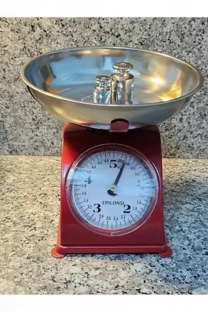5 Kg Retro Nostalji Mutfak Tartısı Analog Terazi