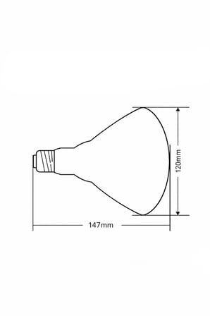 150W Isıtıcı Ampul Kırmızı Isı Lambası Civciv Kümes Kuluçka E27 Duy Isıtma Ampulü