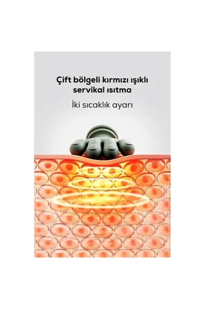 El Şeklinde Isıtmalı Taşınabilir Boyun Sırt Omuz Masaj Cihazı Şarjlı Konfor Modeli