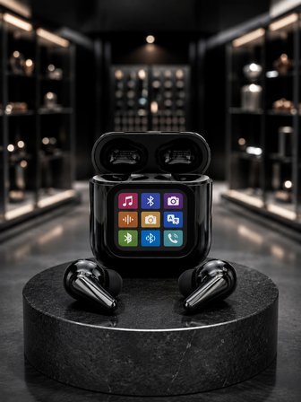 AI Destekli Dokunmatik Ekranlı Kablosuz Bluetooth Kulaklık