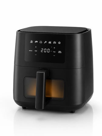 Geniş Hazneli Air Fryer Hızlı ve Pratik Pişirme Makinesi
