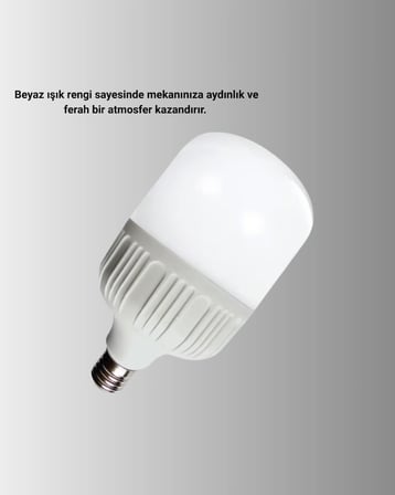 Acil Durumlara Uygun Şarjlı Torch LED Ampul 30 Watt Yeni Nesil