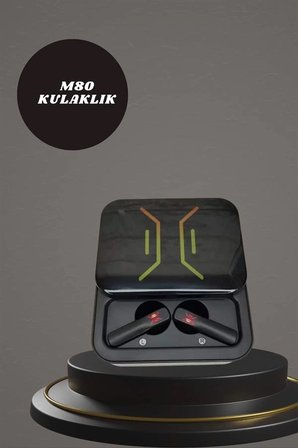 Powerbank Kulaklık ve 7 Kordonlu Akıllı Saat Çoklu Şarj Girişi Bluetooth Bağlantılı