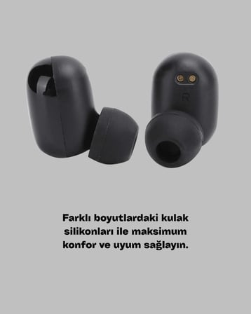 Bluetooth V5.0 Teknolojili Parmak Dokunmatik Kontrol Kulaklık Seti