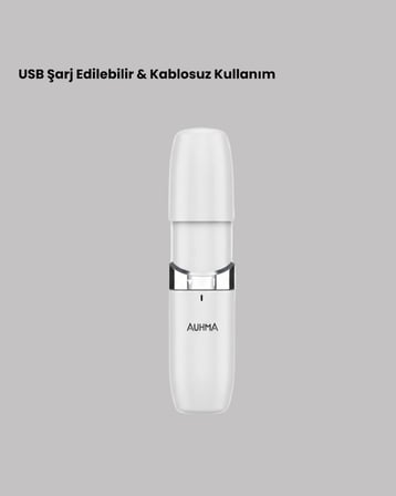 LED Işıklı Yüz Epilasyon Aleti Hassas ve Ağrısız Tüy Alma