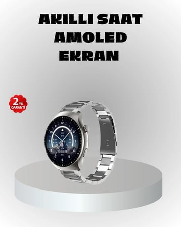 NFC Destekli Akıllı Saat – Kablosuz Şarj & Sesli Arama Özelliği