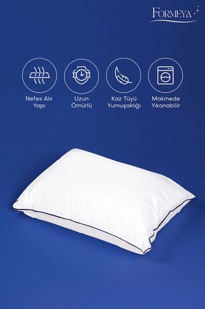 Climate %100 Pamuk Dış Kumaş Nano Jel Yastık Otel Yastığı 50*70 Cm 1200 gram