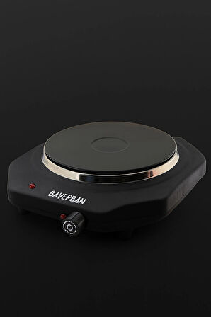 Bayersan Tek Gözlü Elektrikli Ocak – Pleytli, 1500W, Taşınabilir Set Üstü