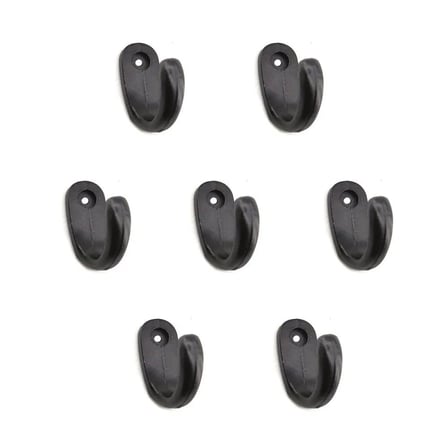 Büyük Tekli Fincan Askı, Dekor Askısı - Siyah, 12x23x30 Mm