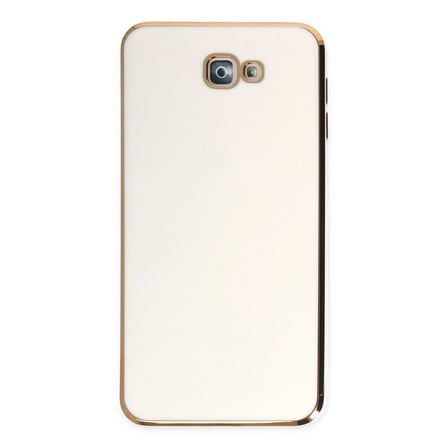 Samsung Galaxy J7 Prime Kılıf Volet Silikon - Beyaz