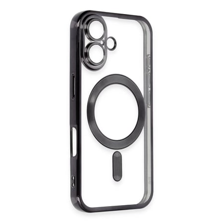 apple i̇phone 16 plus kılıf kross magneticsafe kapak - siyah