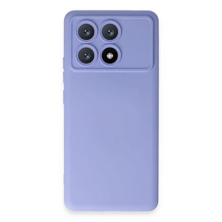 Xiaomi Poco X6 Pro Kılıf Nano İçi Kadife Silikon - Lila