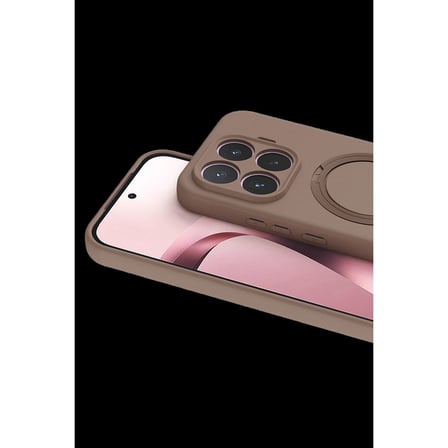 Newface Xiaomi Mi 17t Pro Regal Magsafe Standlı Kapak - Çöl Titanyum